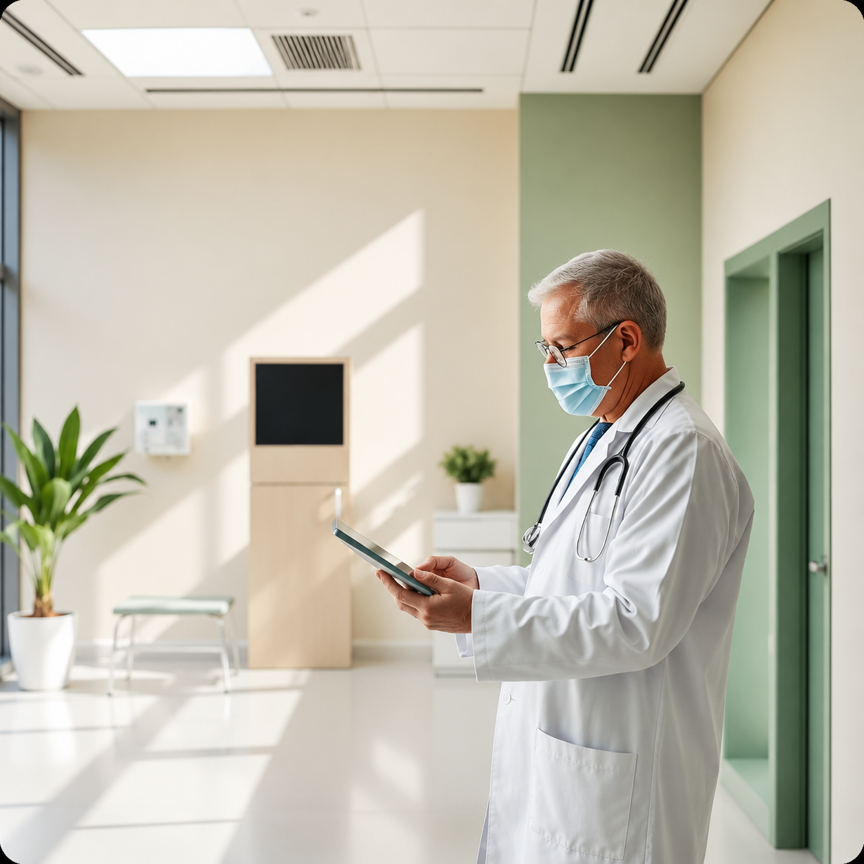 Modern healthcare clinic interior